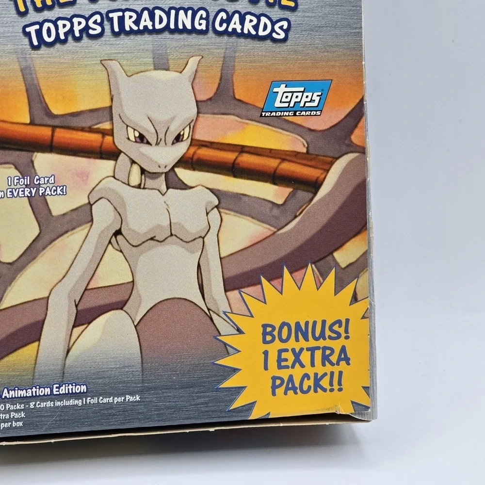 Topps Pokemon the‎ First Movie Trading Cards 10 Pack Booster EMPTY Box